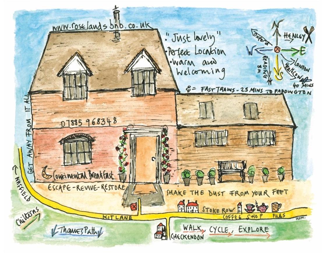 Roselands B&B Henley On Thames Duffield Exterior photo